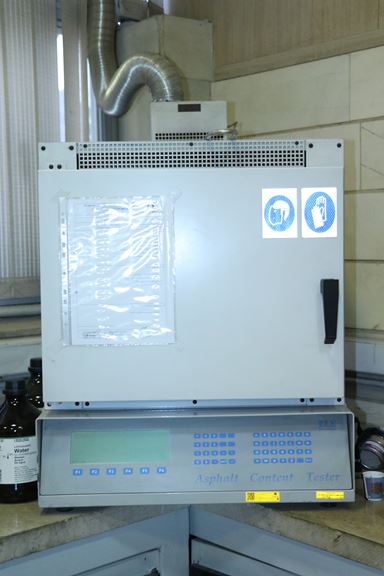 تعیین افت وزنی قیر در 163 درجه سانتیگراد (طبق ASTM D1754)
